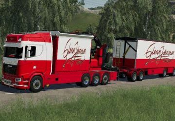 Scania Johnsson Brucksверсия 1.0.0.0 для Farming Simulator 2019 (v1.5.x)