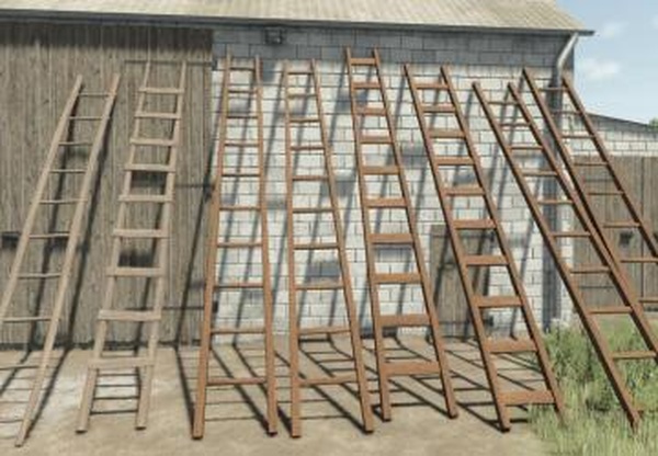 Wooden Ladder Packверсия 1.0.0.0 для Farming Simulator 2025
