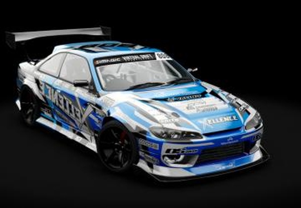 Nissan Silvia S14.9 Eduardo Alves VDC 2024v- для Assetto Corsa