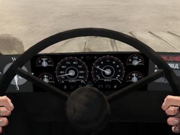 Текстура приборной панели Racingверсия 1.0 для Spintires: MudRunner (v26.10.17)