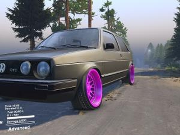 Volkswagen GOLF MK2 GTIверсия 1 для SpinTires (v2014)