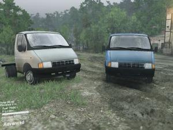 Газель-3302версия 1 для SpinTires (v23.10.15)