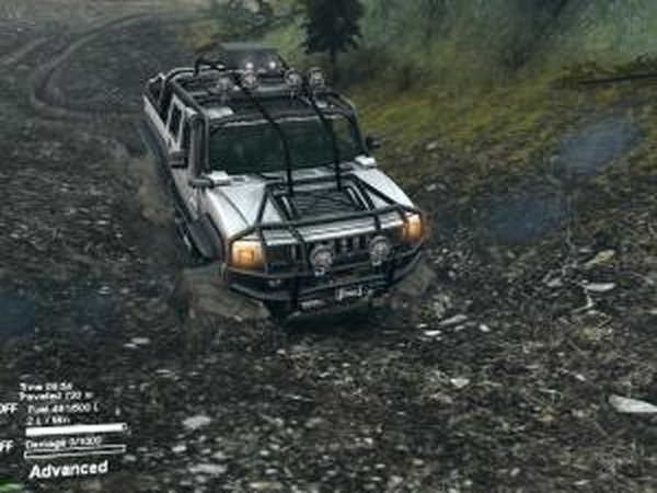 Hummer H2 6x6версия 2 для SpinTires (v2014)