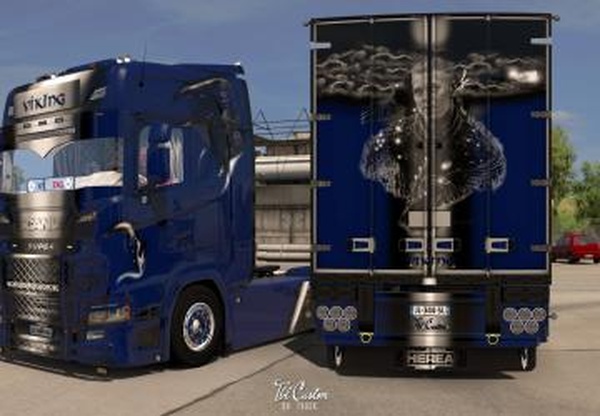 Scania S Viking Comboверсия 1.0 для Euro Truck Simulator 2 (v1.35.x)