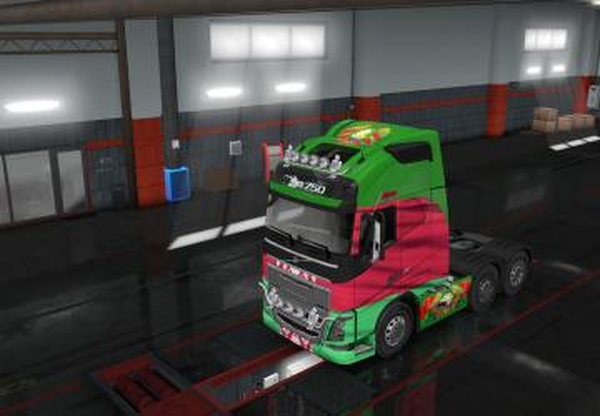 Скин Белару́сь для Volvo FH 2012версия 1.0 для Euro Truck Simulator 2 (v1.35.x, - 1.43.x)