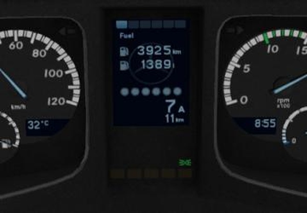Mercedes MP IV Board computerверсия 1.0 для Euro Truck Simulator 2 (v1.35.x, - 1.39.x)