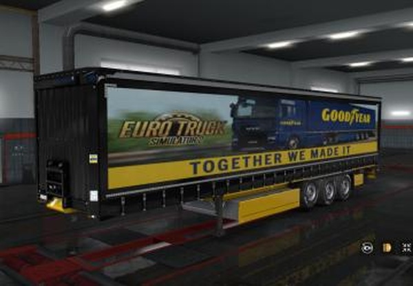 Скин «Good Year» для своего прицепа Kronev1.0 для Euro Truck Simulator 2 (v1.32.x, - 1.35.x)