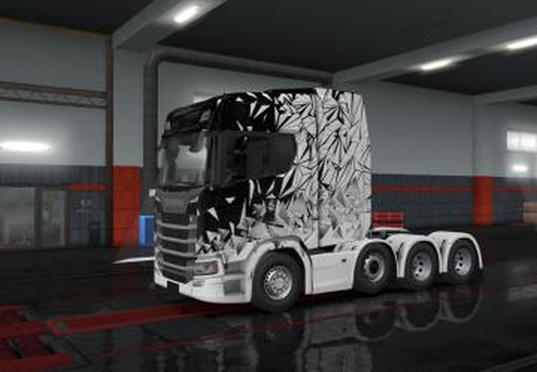 Скины «Crystal Dimension» для «Scania S&R 2016»v1.0 для Euro Truck Simulator 2 (v1.35.x)