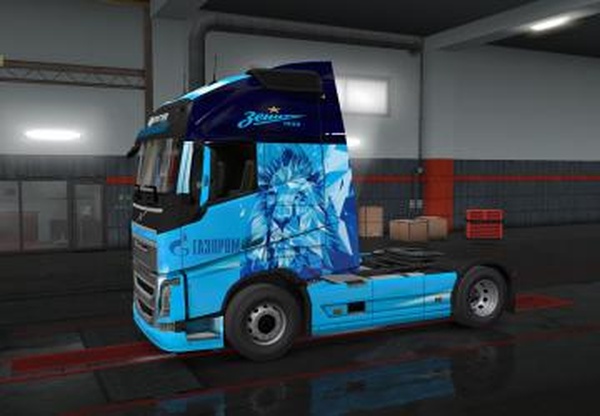 Скин Зенит для Volvo FH 2012версия 1.0 для Euro Truck Simulator 2 (v1.35.x)