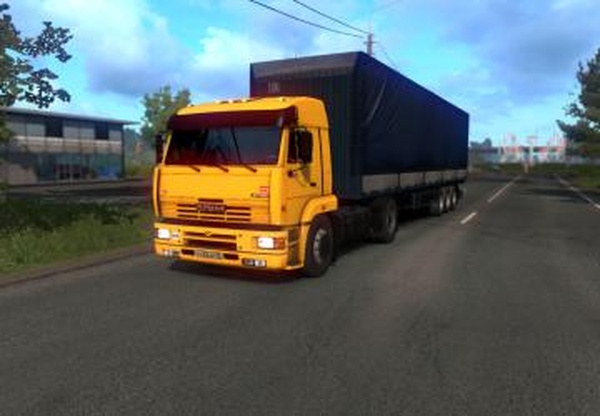 Тюнинг для КамАЗ 5460версия 1.0 для Euro Truck Simulator 2 (v1.32.x, - 1.36.x)