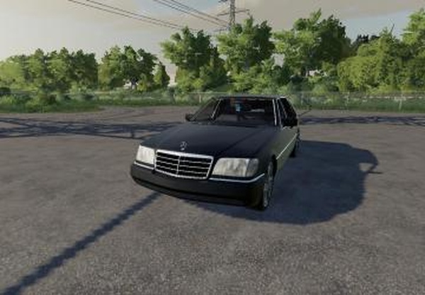 Mercedes-W140версия 2.0 для Farming Simulator 2019 (v1.5.x)