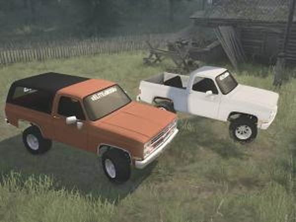 Chevrolet K5 Blazer W/ 4in. Lift 1985версия 06.11.17 для Spintires: MudRunner (v26.10.17)