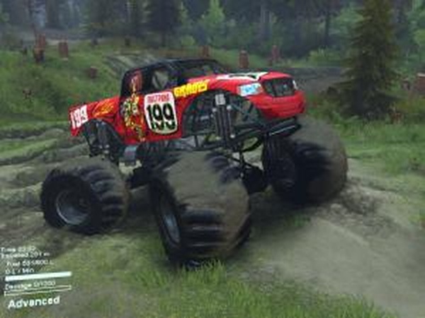 Pastrana Monster Truckверсия 1.0 для SpinTires (v2014)