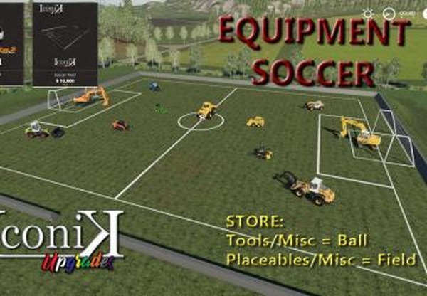 Iconik Soccer Setверсия 1.0 для Farming Simulator 2019 (v1.5)