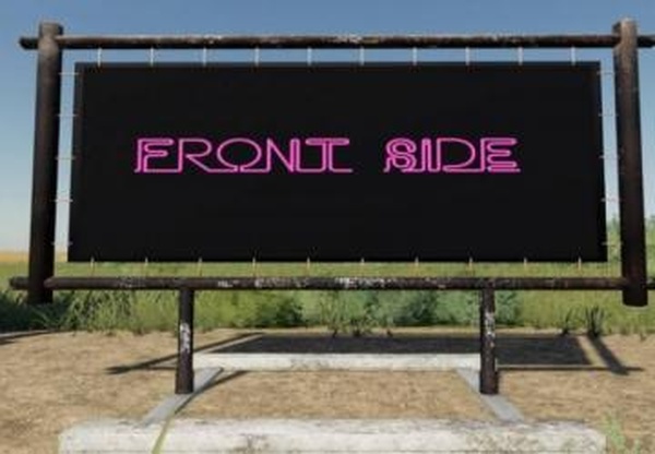 Billboard Sign (Prefab)версия 1.0.0.0 для Farming Simulator 2019