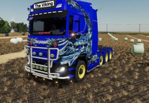 Scania NG The Vikingверсия 1.3 для Farming Simulator 2019