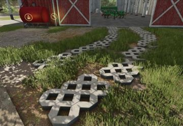 Concrete open slab for the roadверсия 1.0.0.0 для Farming Simulator 2025