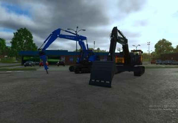 Volvo ECR355Eверсия 1.0.0.0 для Farming Simulator 2025
