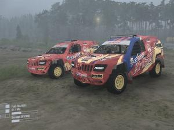 Jeep Grand Cherokee WJ 7000cc «Superwolf»v1.04 для Spintires: MudRunner (v26.10.17)