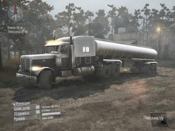 Peterbild 379 Тягачверсия 1.0 для Spintires: MudRunner (v26.10.17)