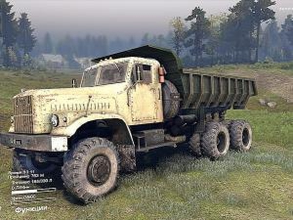 КрАЗ-256 Самосвалверсия 1.0 для SpinTires (v2014)