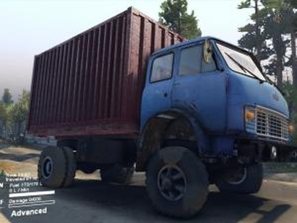 МАЗ-509версия 2 для SpinTires (v2014)