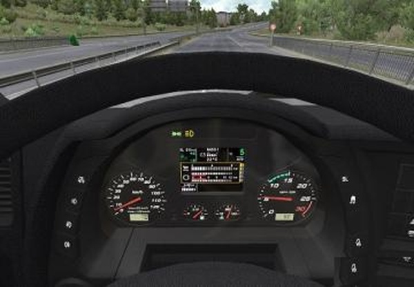 Iveco XP Dashboard for Hi Way + Dark Interiorv1.1 для Euro Truck Simulator 2 (v1.35.x, - 1.39.x)