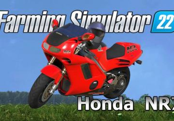 Спортивный мотоцикл Honda NR750версия 1.0.0.0 для Farming Simulator 2022 (v1.8.2.0)
