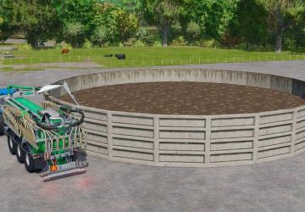Placeable slurry manure tank (unlimited free)v1.0.0.0 для Farming Simulator 2025
