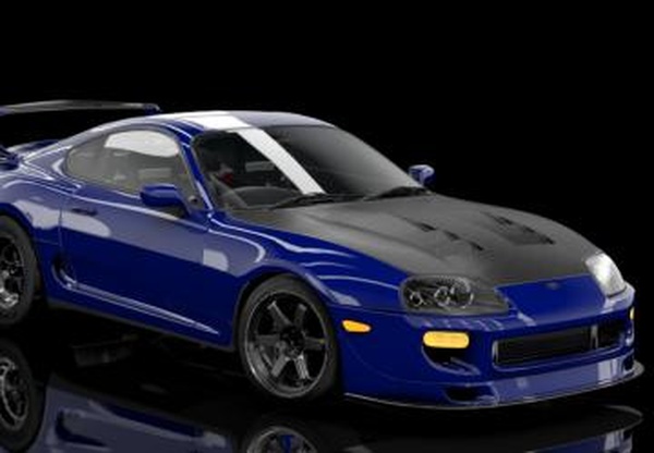 Toyota Supra Zesty Drag 100PSI+ Billet Block 7Spd MkEliteTunedvedited by Zesty для Assetto Corsa