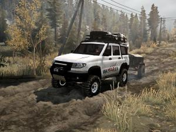 Уаз Patriot «Wayfarer»версия 31.10.17 для Spintires: MudRunner (v26.10.17)