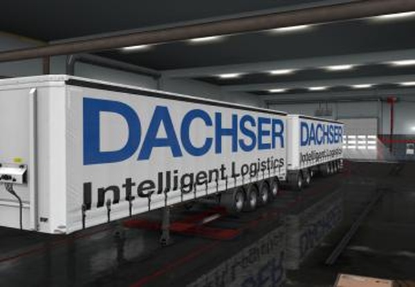 Скин  «Dachser»версия 1.0 для Euro Truck Simulator 2 (v1.35.x)