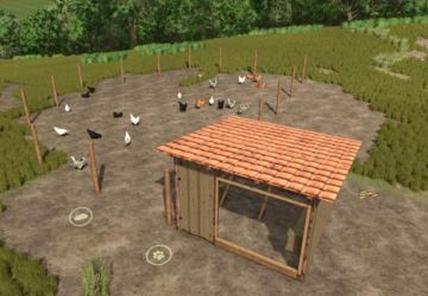 Open Chicken Coopверсия 1.0.0.0 для Farming Simulator 2025