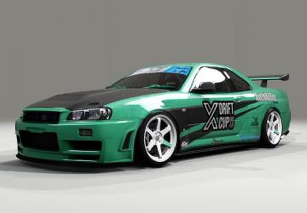 Nissan Skyline R34 XDC23версия 1 для Assetto Corsa