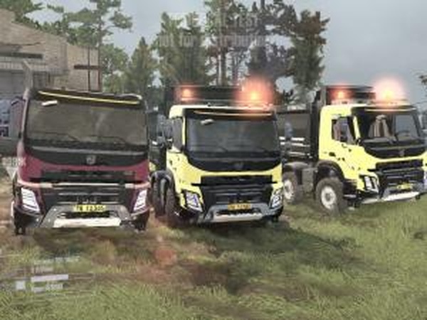 Volvo dump truck head packверсия 1.0 для Spintires: MudRunner (v18.10.17)