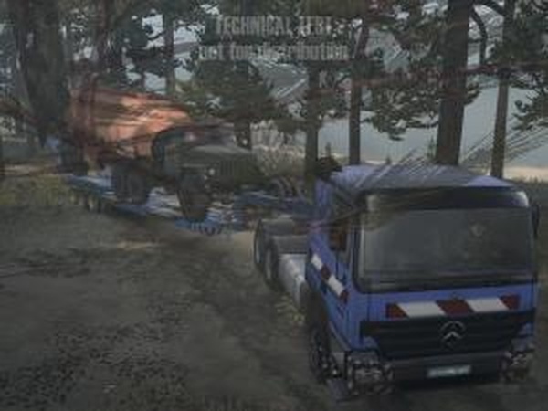 Mercedes-Benz Actros 2646версия 1 для Spintires: MudRunner (v17.10.18)