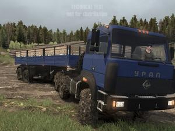 Урал-3111версия 1.2 для Spintires: MudRunner (v18.10.17)
