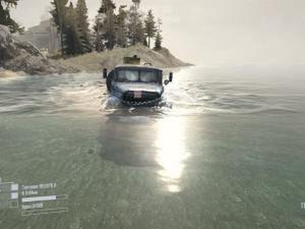 Прозрачная вода (Clear Water)версия 1 для Spintires: MudRunner (v18.10.17)
