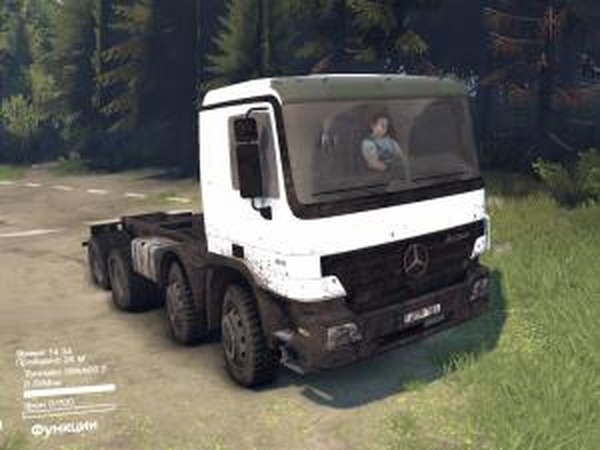 Mercedes-Benz Actros 8x8версия 1.0 для SpinTires (v2014)