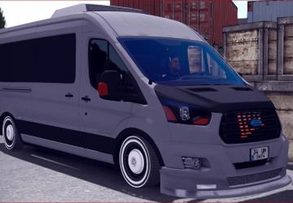 Ford Transit Animatedверсия 1.0 для Euro Truck Simulator 2 (v1.34.x, 1.35.x)