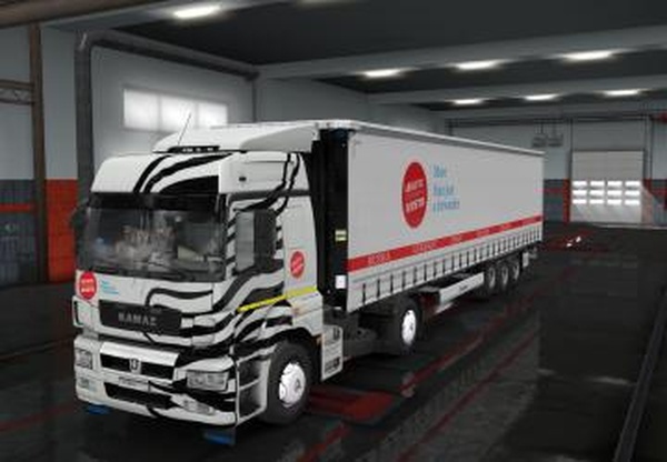 Cкин пак Vesta для Камаз 5490 Neoверсия 1.0 для Euro Truck Simulator 2 (v1.35.x)