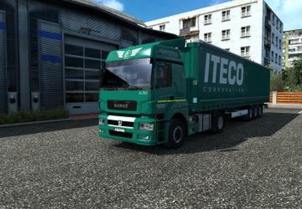 Скин  Iteco Corp для Камаз 5490 NEOверсия 1.0 для Euro Truck Simulator 2 (v1.35.x)
