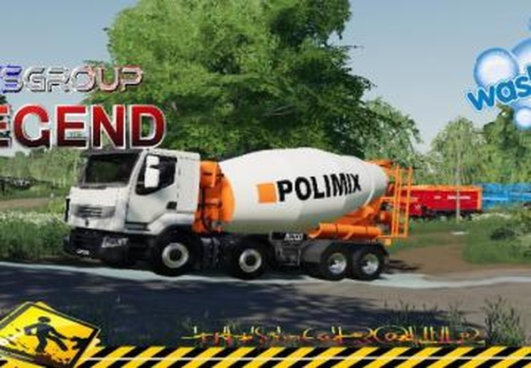 Renault Premium 520DXI Concrete Mixerверсия 1.5 для Farming Simulator 2019 (v1.5.1.0)