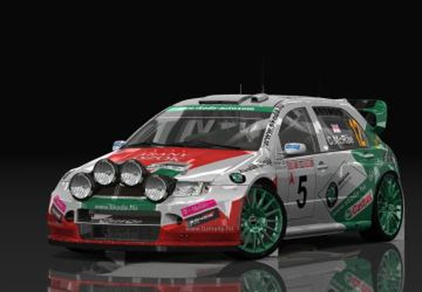 Skoda Fabia WRC  ’03версия TeamAssettoRally для Assetto Corsa