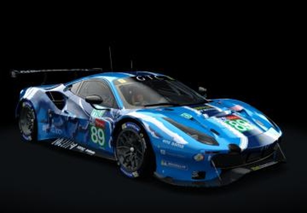 Ferrari 488 GTE Evo 2018 Le Mans Spec Michelottov0.9.6 для Assetto Corsa