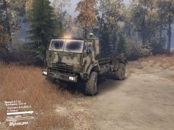 КамАЗ-4326версия 1.0 для SpinTires (v2014)