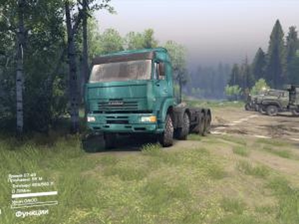 КамАЗ-65201 (8x4)версия 1.0 для SpinTires (v2014)