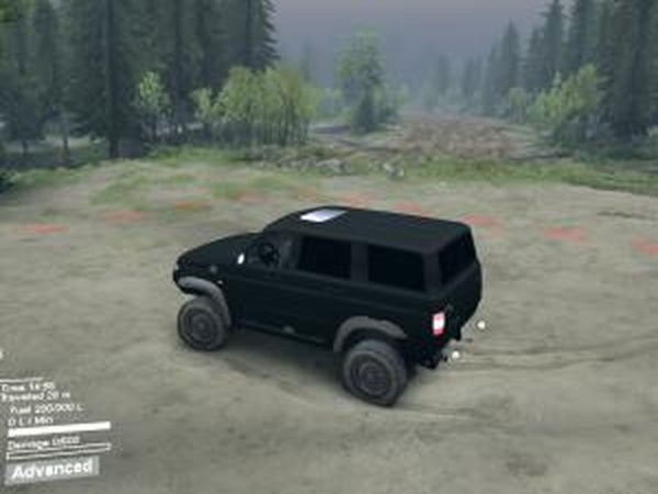 УАЗ «Патриот»версия 2.0 для SpinTires (v2014)