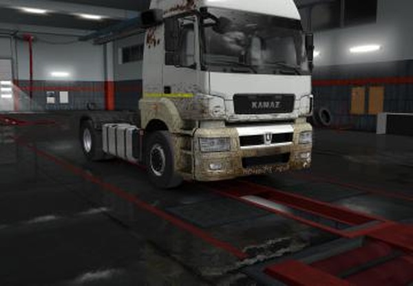 Скин  «грязь» для Kамаз 5490 Neoверсия 1.0 для Euro Truck Simulator 2 (v1.35.x)