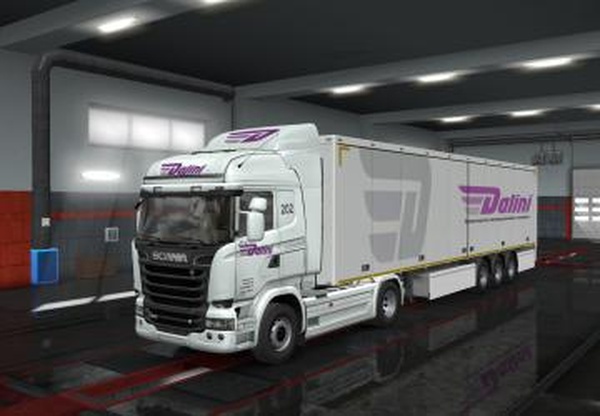 Скин DALINI для Scania Streamline и прицепаv1.0 для Euro Truck Simulator 2 (v1.35.x)